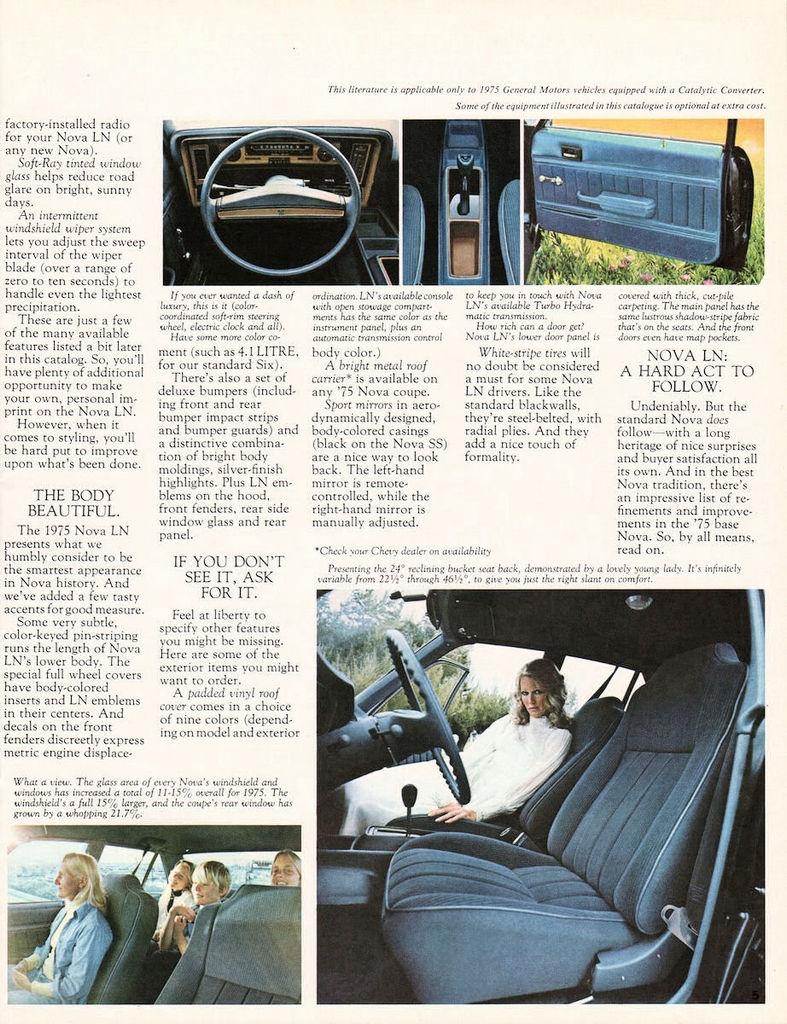 1975 Chevrolet Nova Canadian Brochure Page 8